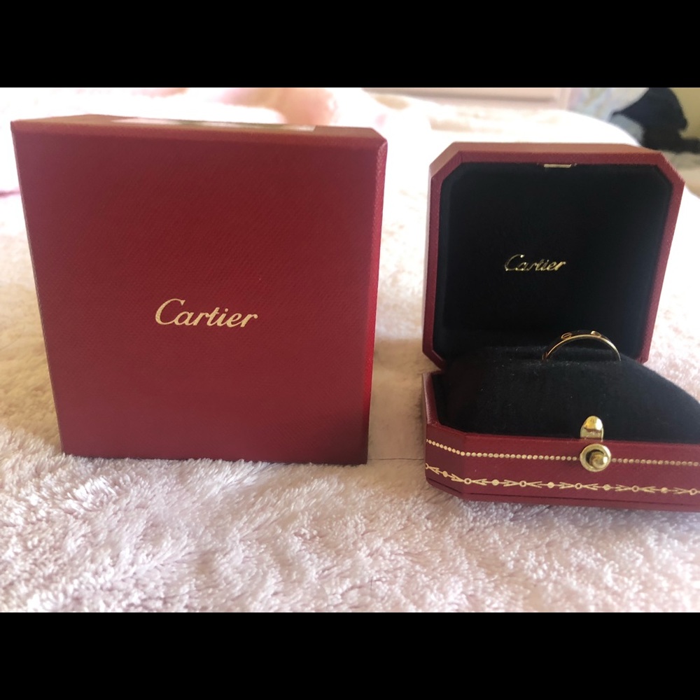SOLD! Cartier 18K Yellow gold Love Ring! 59! Price is firm please! - Picture 1 of 8